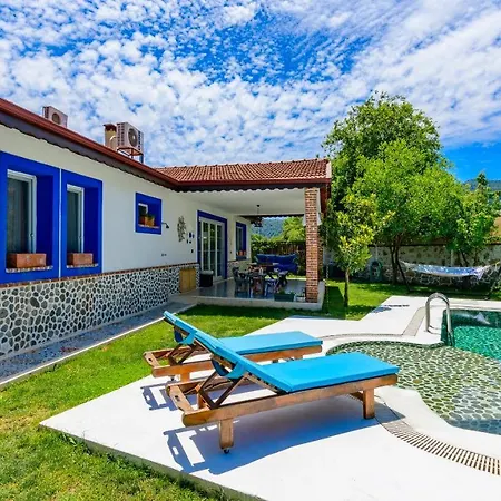 Villa Kayakoey'de Oezel Havuzlu 6 Kisilik Lavender *